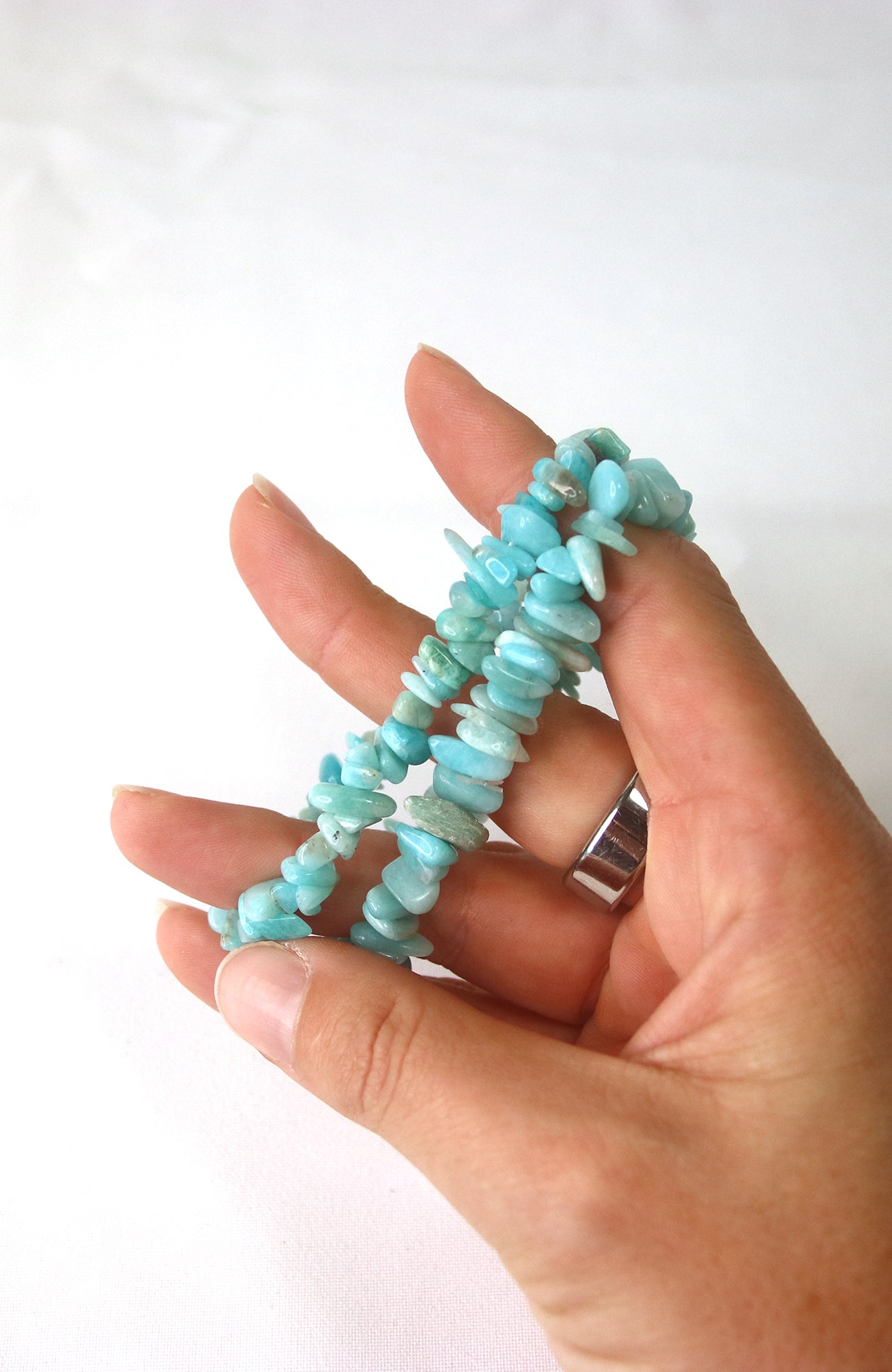 Amazonite Chip Bracelet